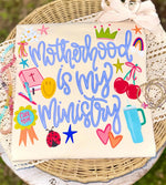 Motherhood is my Ministry Wholesale Tee