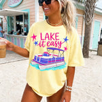 Lake it Easy Boat Wholesale Tee