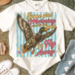 Some Glad Morning Mallard Stripes Wholesale Tee