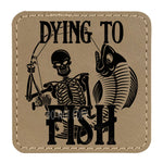 Dying to Fish Leather Patches *Patch Only*