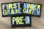 Colorful Kindergarten boy DTF Transfer