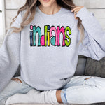 Bold Colorful Indians DTF Transfer