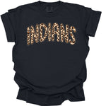 Indians Leopard Print Mascot DTF Transfer (E)
