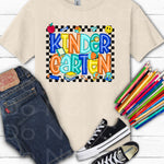 Kindergarten Check Box DTF Transfer (E)