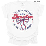 Land of the Free Circle DTF Transfer
