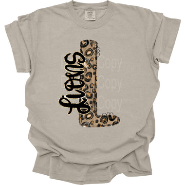 Lions Leopard Initial DTF Transfer (KI)