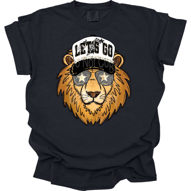 Lion Trucker Mascot DTF Transfer (E)