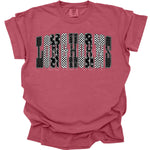 Longhorns with Leopard Check Stars DTF Transfer (E)