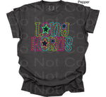 Longhorns Multi Color Checks DTF Transfer