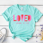 Loved John 3:16 DTF Transfer