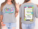 Love Teaching Panthers Front/Back DTF Transfer (DKK)