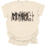 Mama Brown Grunge(Single Word) DTF Transfer (SCD)