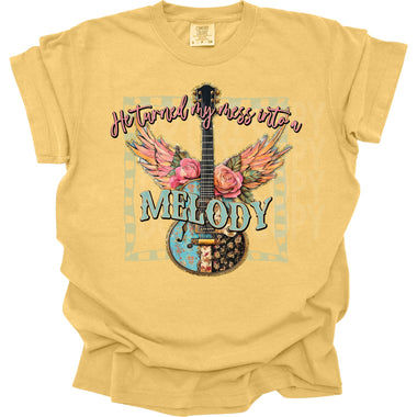 He Turned My Mess into a Melody DTF Transfer (KD)