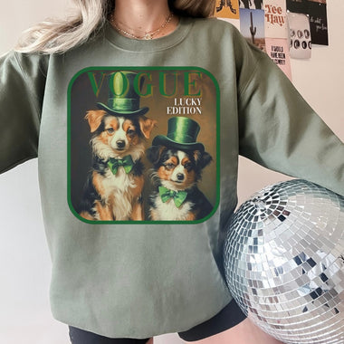 Vogue Lucky St. Patricks Dogs Wholesale Sweatshirt