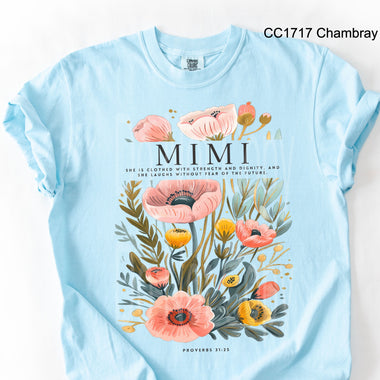 Mimi Poppy Flowers DTF Transfer