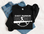 East Rankin Baseball WHITE INK DTF Transfer