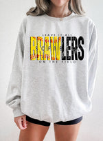 Leave It All On The Field BRAWLERS Softball BLACK DTF Transfer