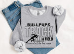 Bullpups Track & Field BLACK INK DTF Transfer