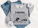 Tigers Track & Field BLACK INK DTF Transfer