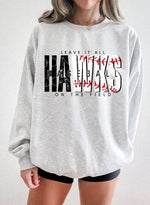 Leave It All On The Field HAWKS Baseball BLACK DTF Transfer