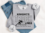 Knights Track & Field BLACK INK DTF Transfer