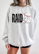 Leave It All On The Field RAIDERS Baseball BLACK DTF Transfer