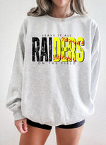 Leave It All On The Field RAIDERS Softball BLACK DTF Transfer