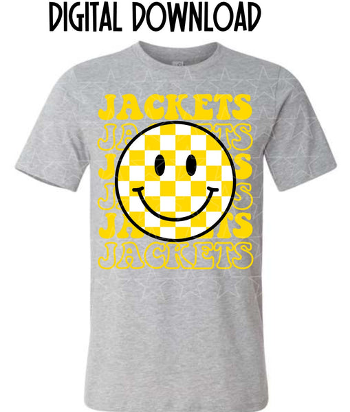 Jackets Checkered Smile Mascot Digital Download MS