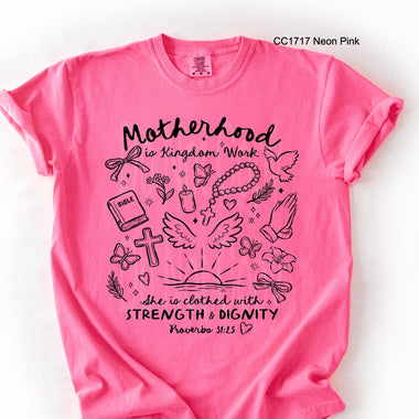 Motherhood is Kingdom Work Single Color Screen U110