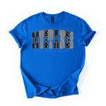 Mustangs with Leopard Check Stars DTF Transfer (E)