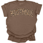 Mustangs Leopard Print Mascot DTF Transfer (E)