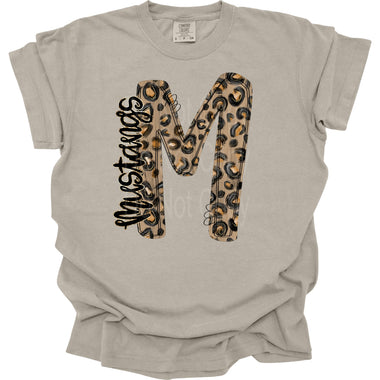 Mustangs Leopard Initial DTF Transfer (KI)