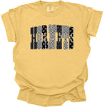 Hornets with Leopard Check Stars DTF Transfer (E)