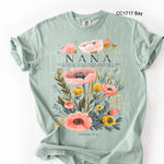 Nana Poppy Flowers DTF Transfer