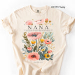 Nana Poppy Flowers DTF Transfer