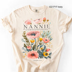 Nannie Poppy Flowers DTF Transfer