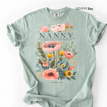 Nanny Poppy Flowers DTF Transfer