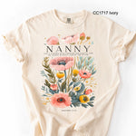 Nanny Poppy Flowers DTF Transfer