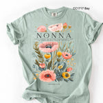 Nonna Poppy Flowers DTF Transfer