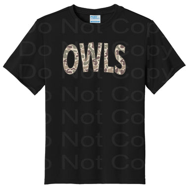 Owls Camo DTF Transfer (E)