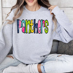 Bold Colorful Panthers DTF Transfer