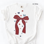 Patriotic Bow 2 DTF Transfer