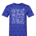 Patriotic Goose Collage Single Color Screen T21