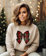 Plaid Bow DTF Transfer