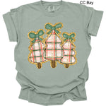 Plaid Trio of Trees DTF Transfer (E)
