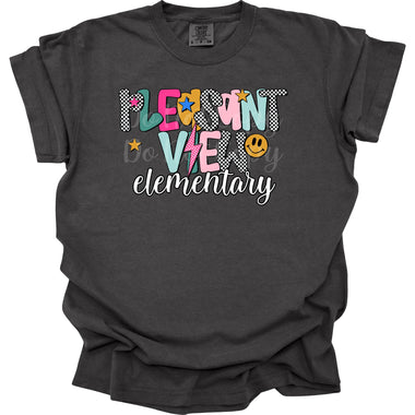 Pleasant View Elementary Mix Print Preppy Mascot DTF Transfer (Copy)