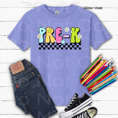 Pretty Colors Pre K DTF Transfer (E)