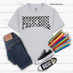 Preschool Black Check DTF Transfer (E)