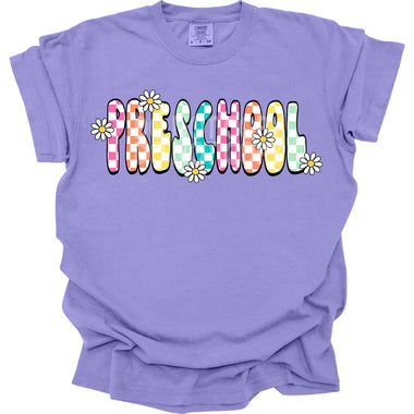 Preschool Daisy Check DTF Transfer (E)