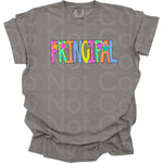 Preppy Bright Pattern Principal DTF Transfer (AR)